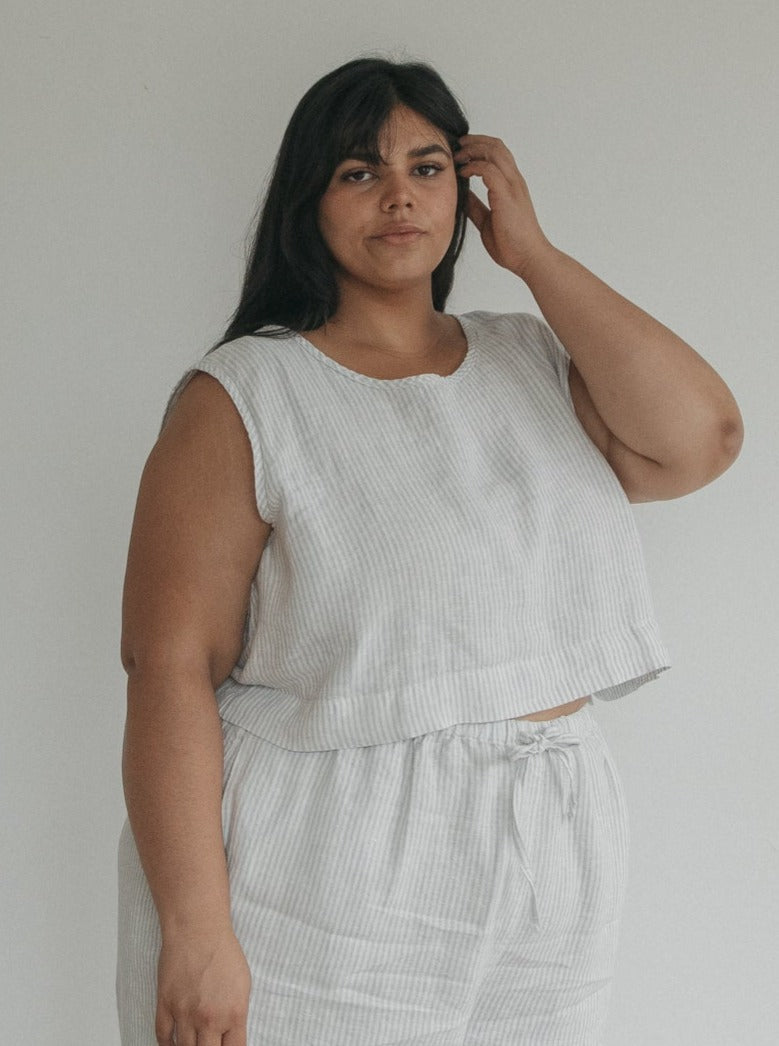 Eva Top in French Stripe