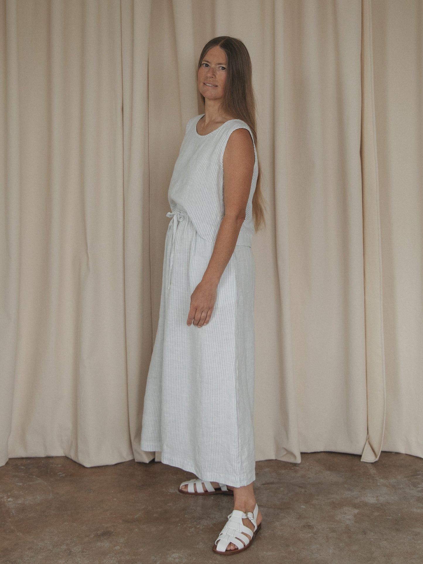 Adrie Skirt in French Stripe