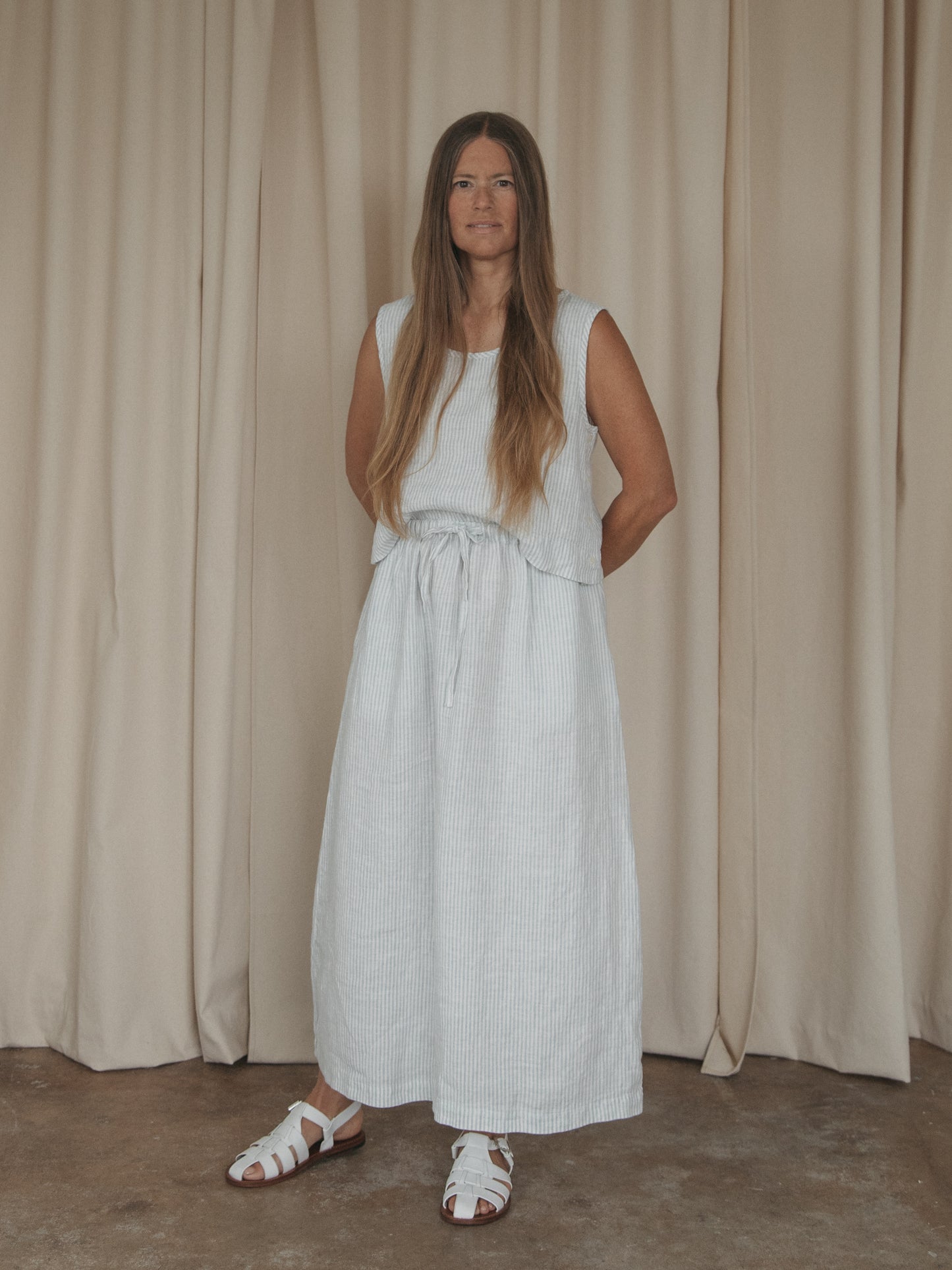 Adrie Skirt in French Stripe
