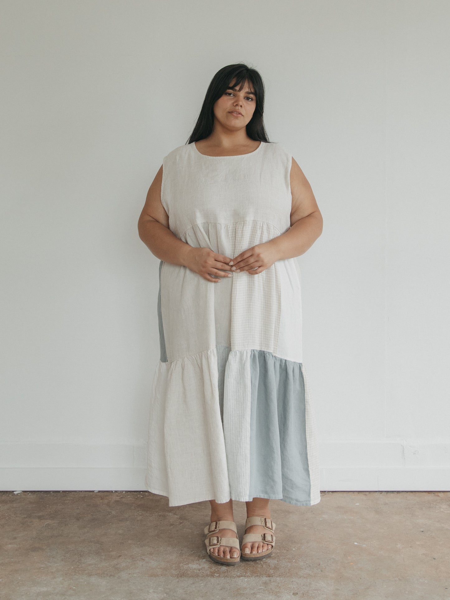Farah Dress in Patchwork