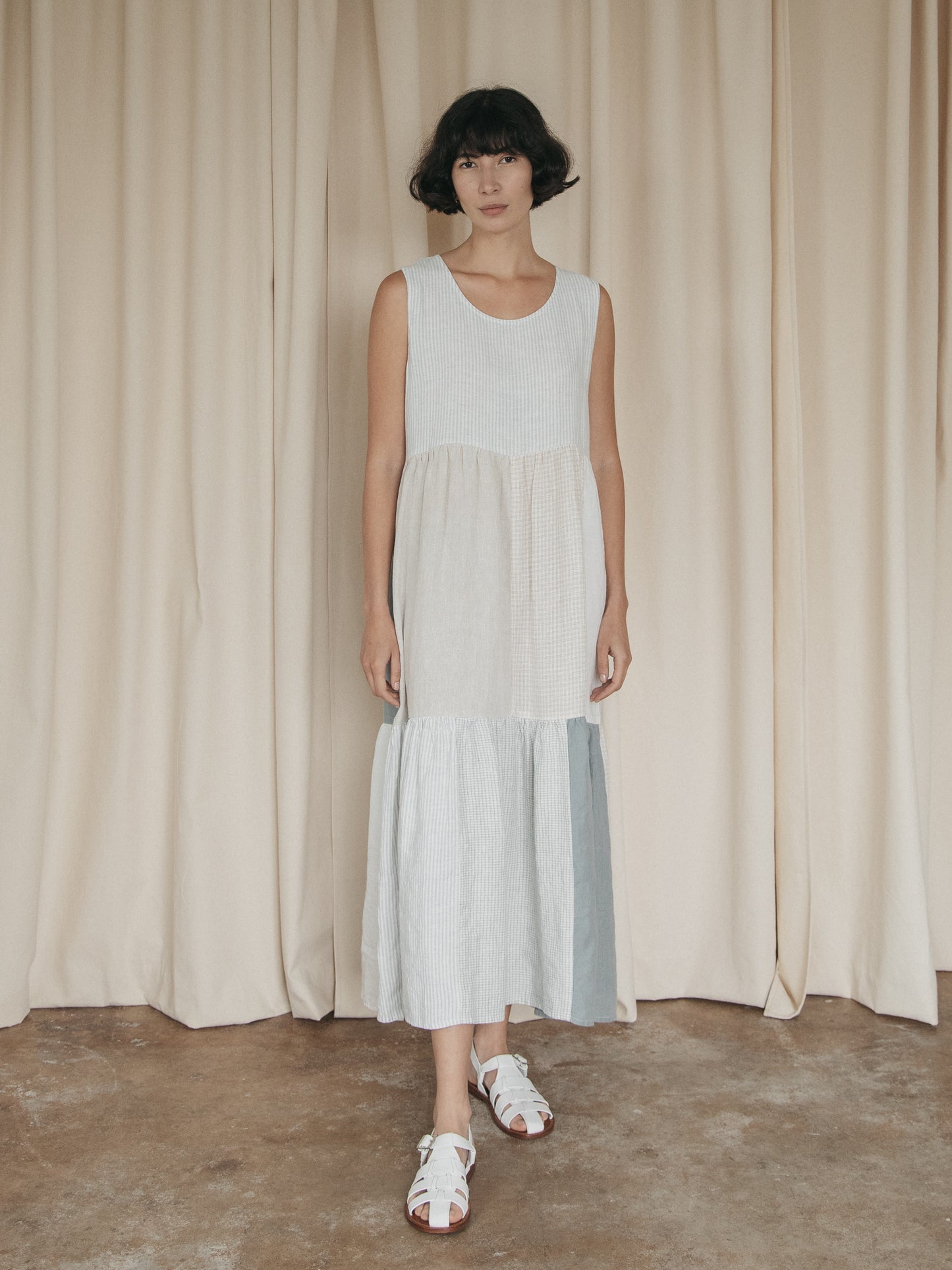 Farah Dress in Patchwork