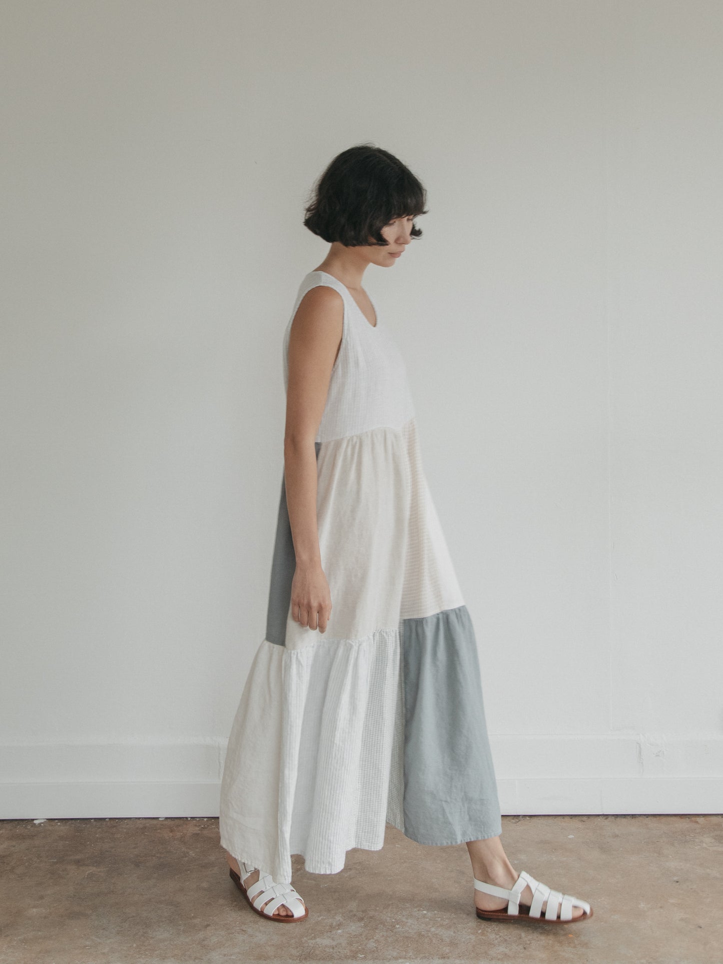 Farah Dress in Patchwork