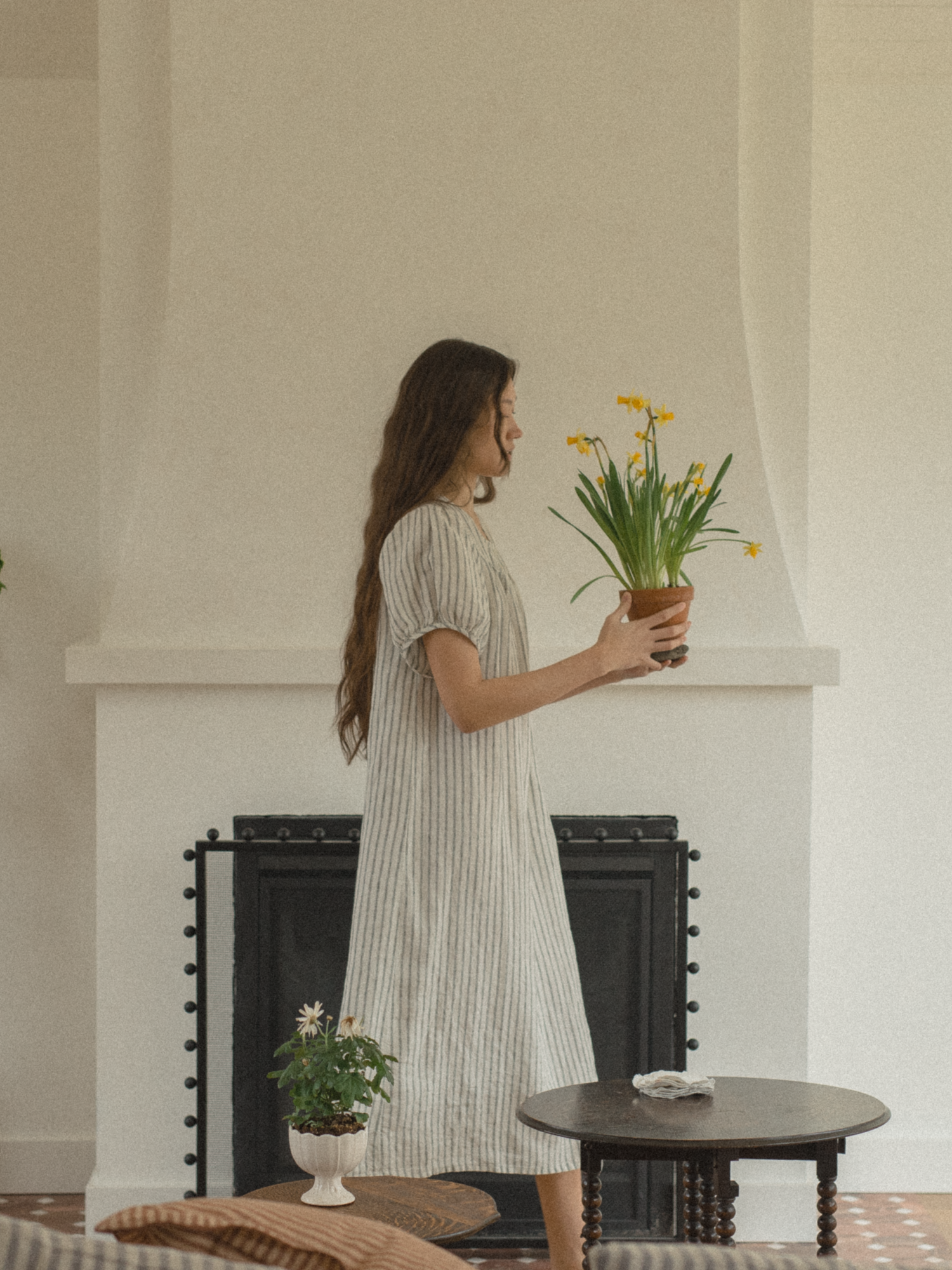 Cosette Dress Vintage Stripe – Gillian Stevens