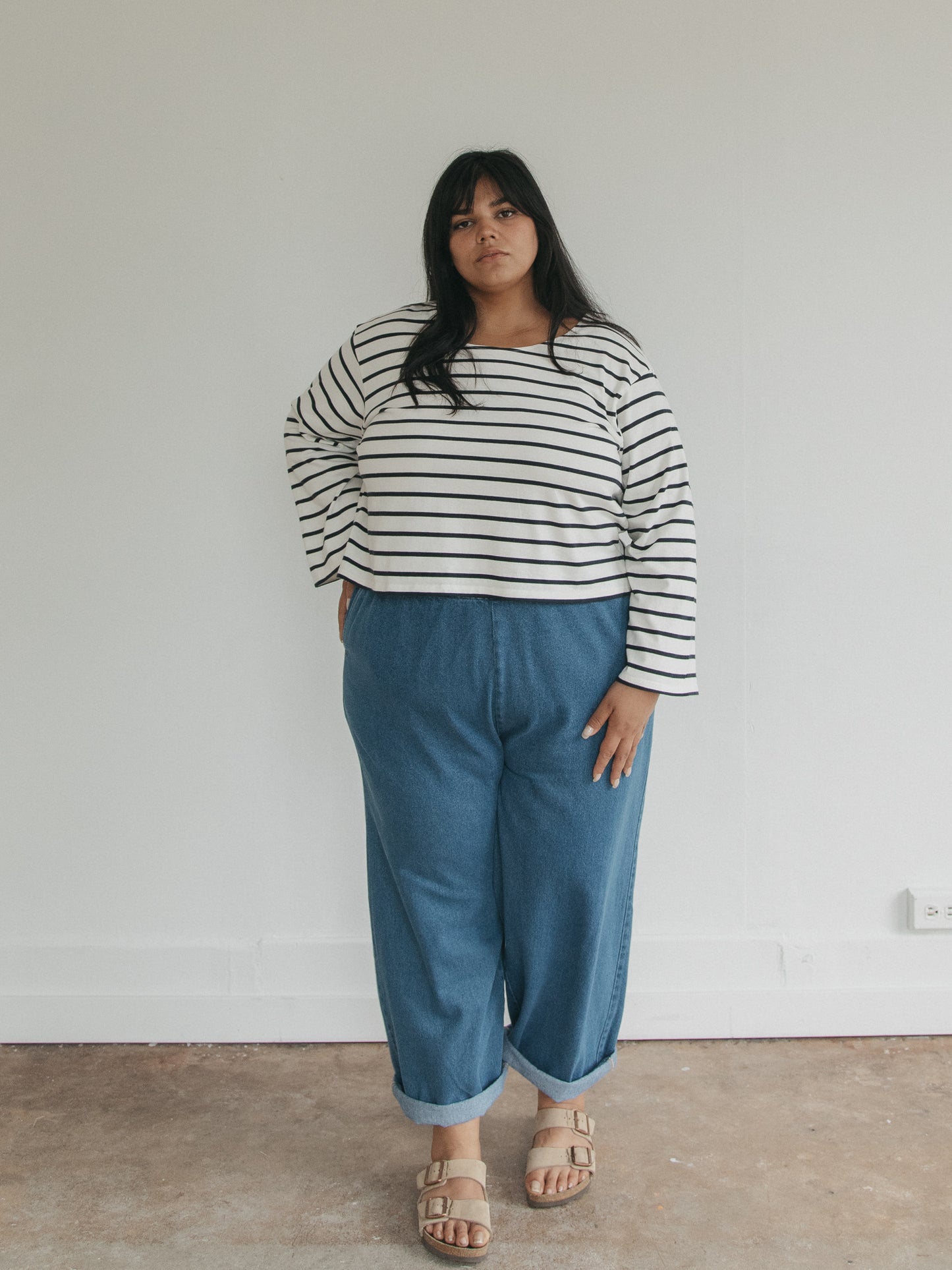 Crop Bret Top