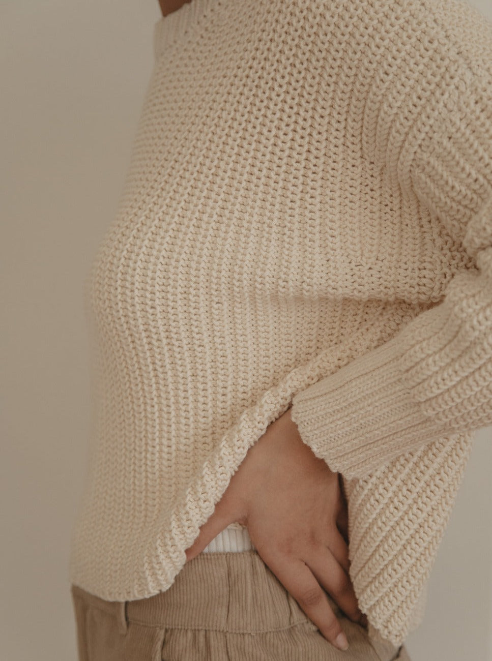 Parker Pullover in Ivory