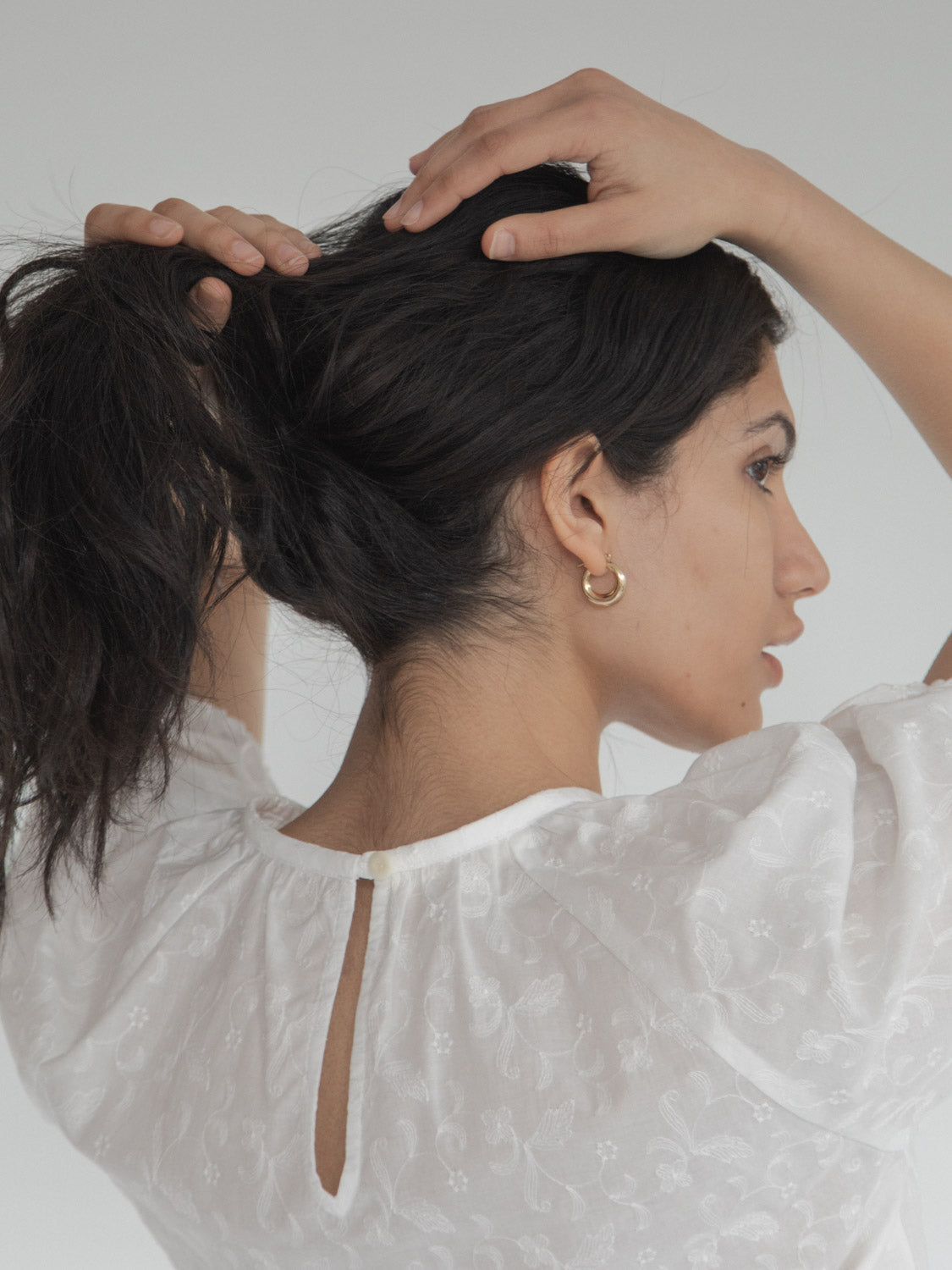 Amelia Blouse in Embroidered Cotton