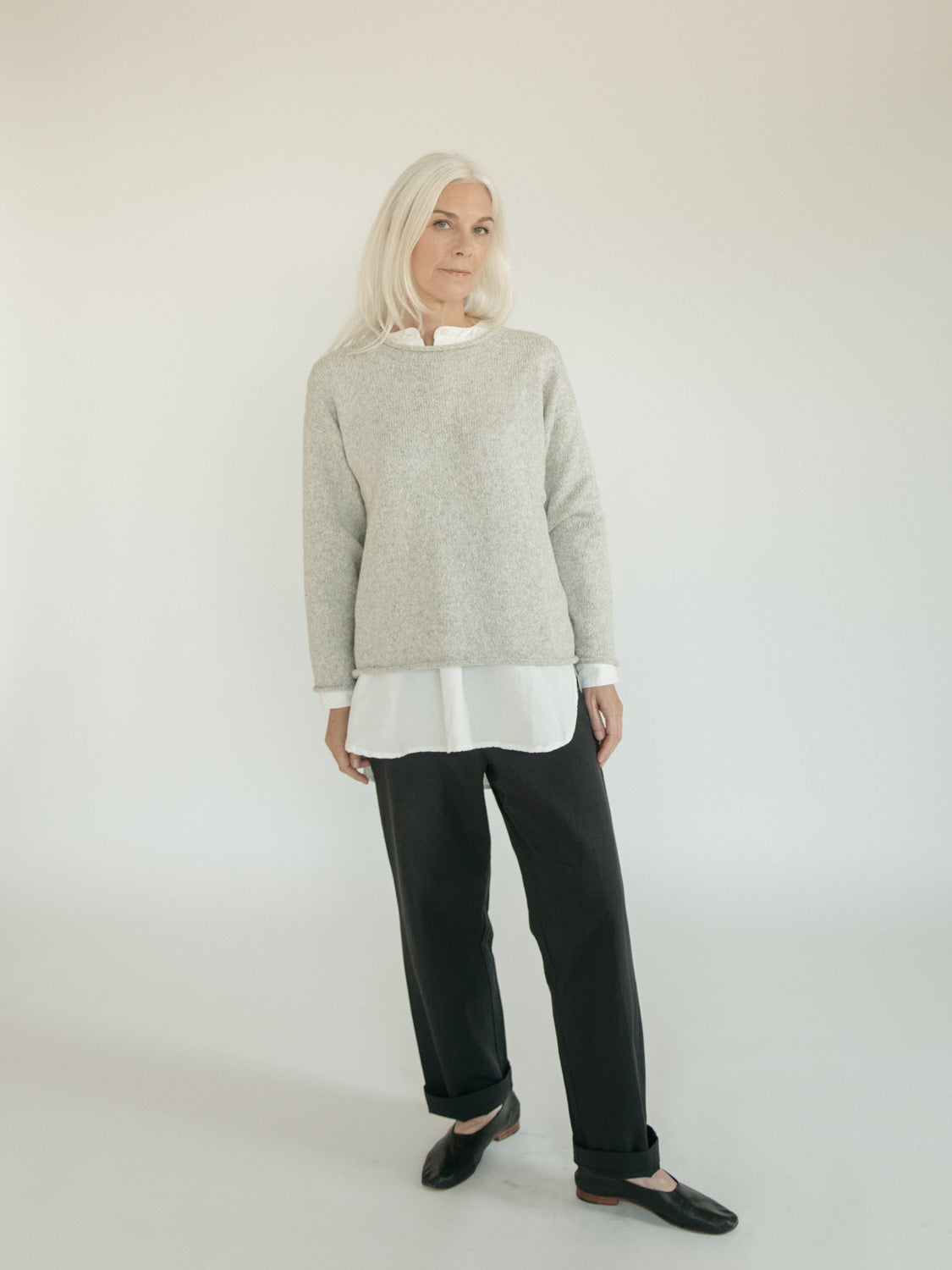 Finch Pullover in Fog