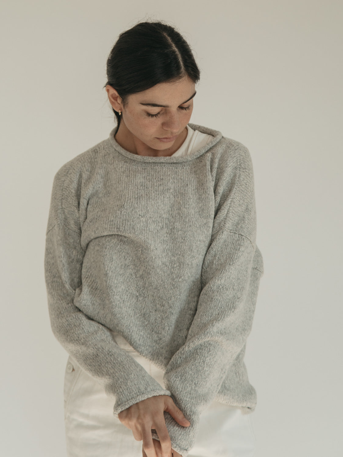 Finch Pullover in Fog