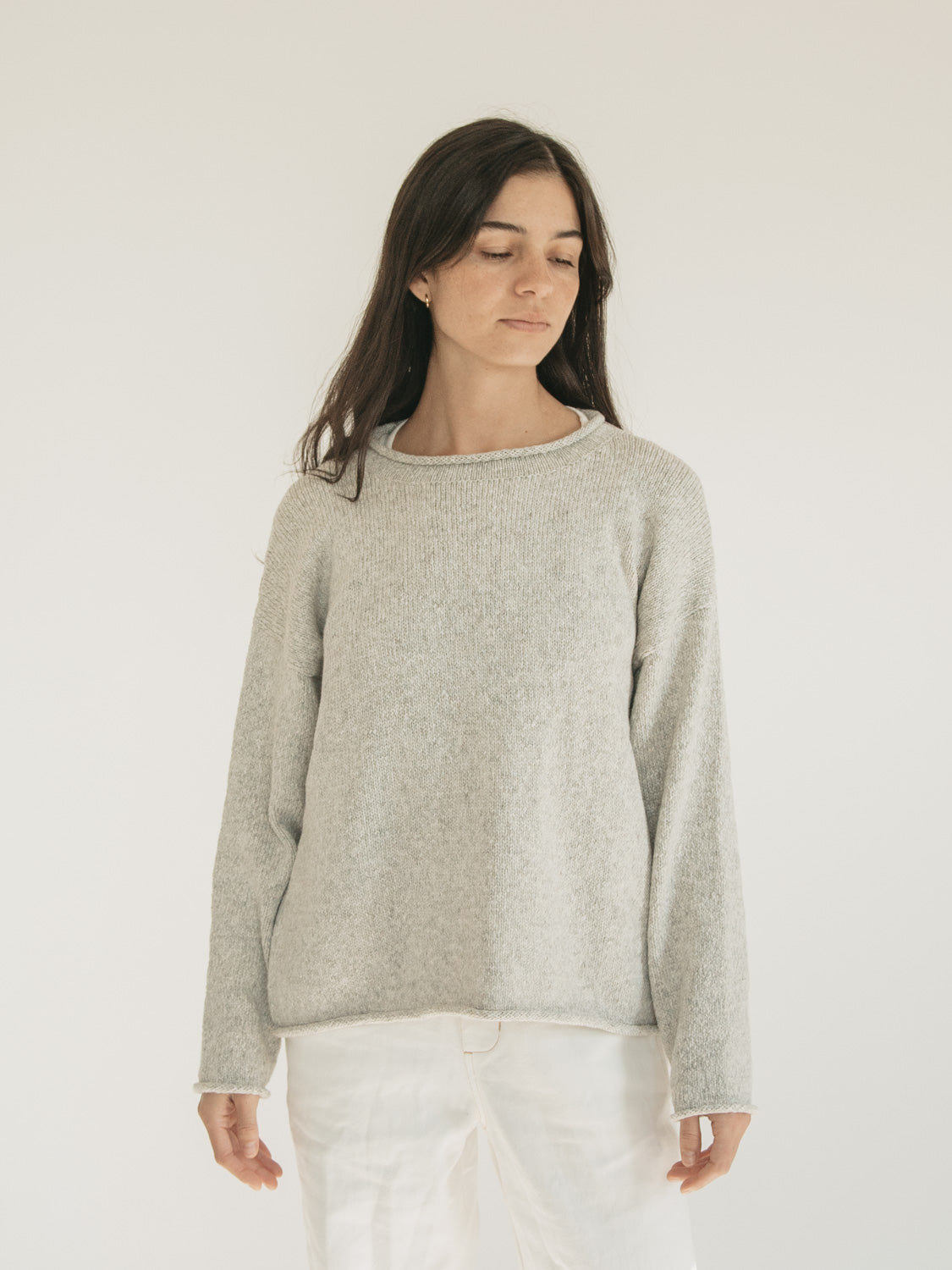 Finch Pullover in Fog