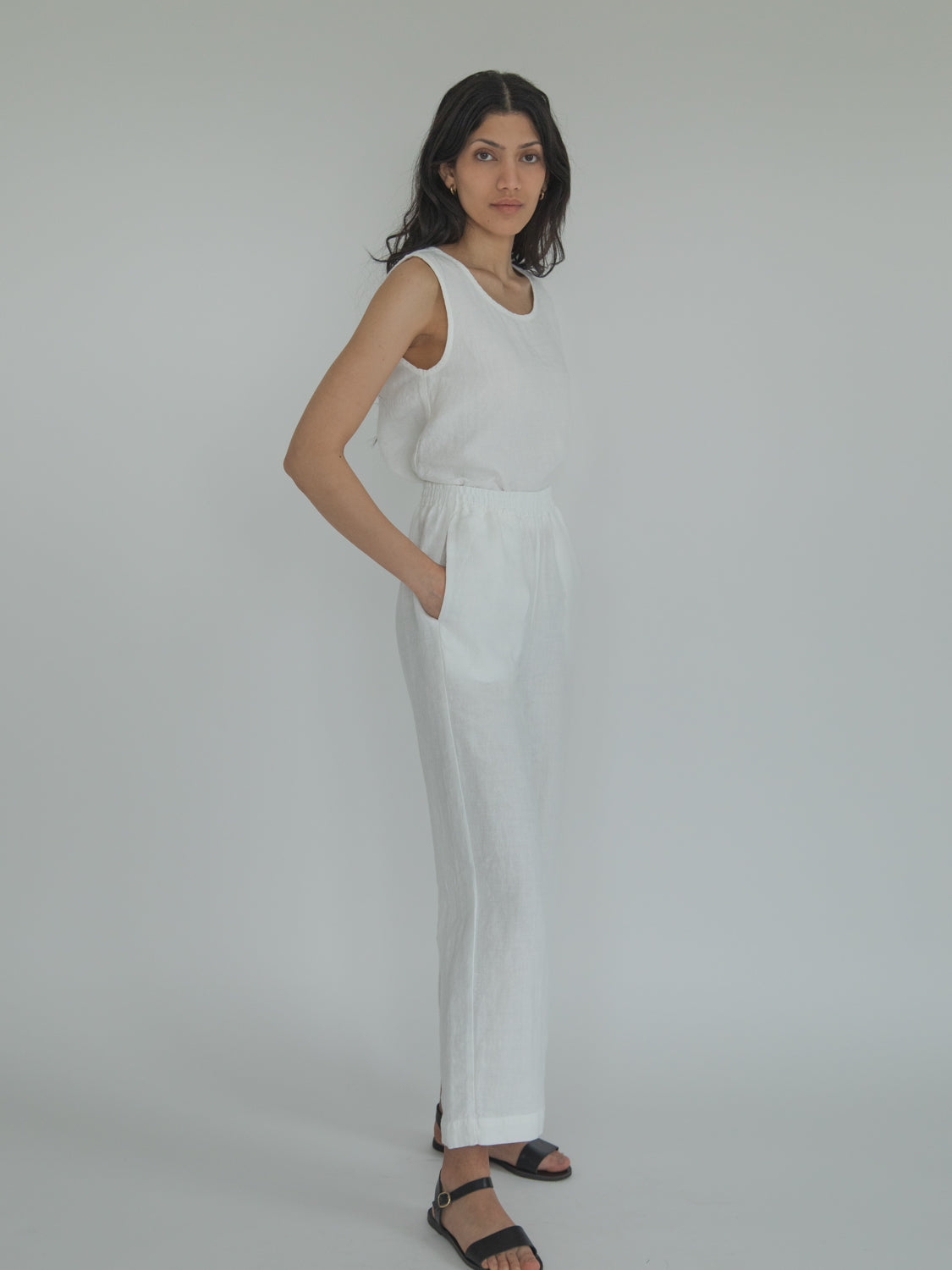 Finley Pant in Salt