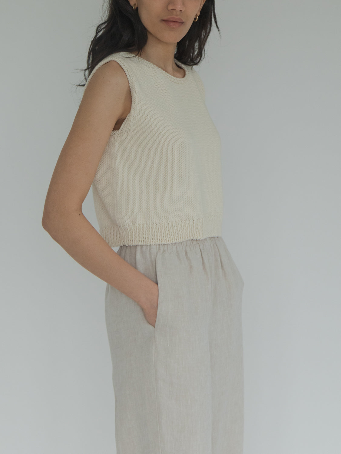 Briar Knit Top in Ivory