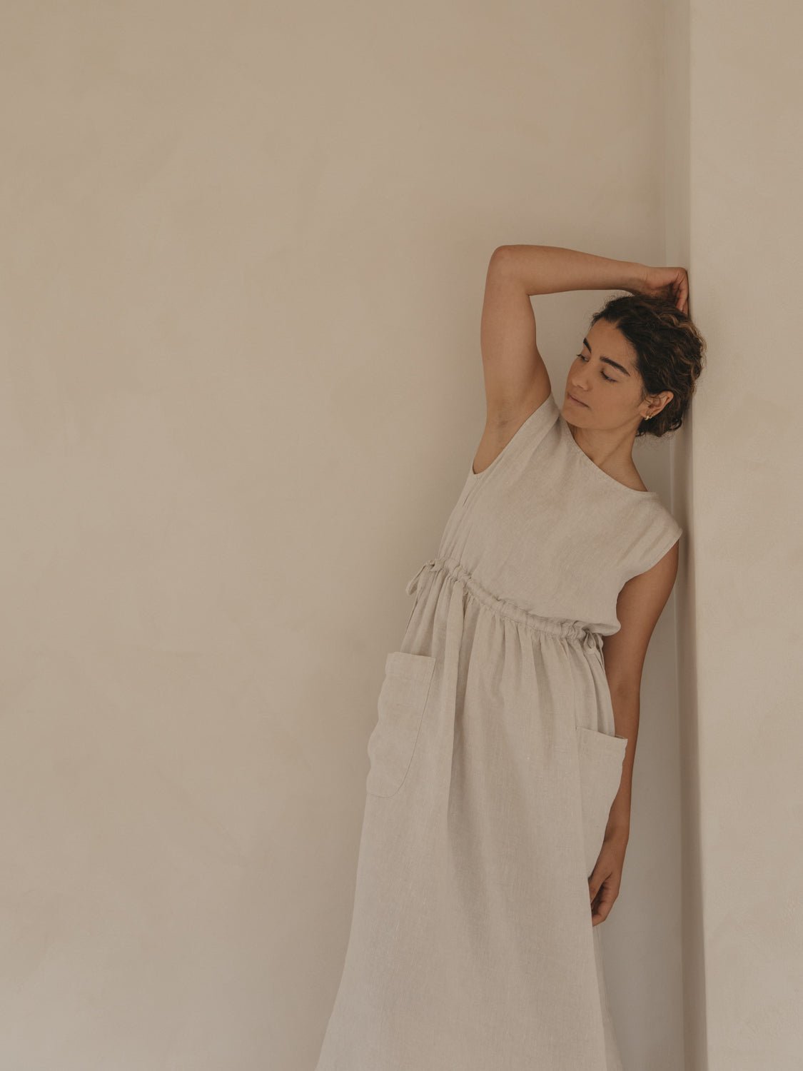 Finley Dress in Oatmeal