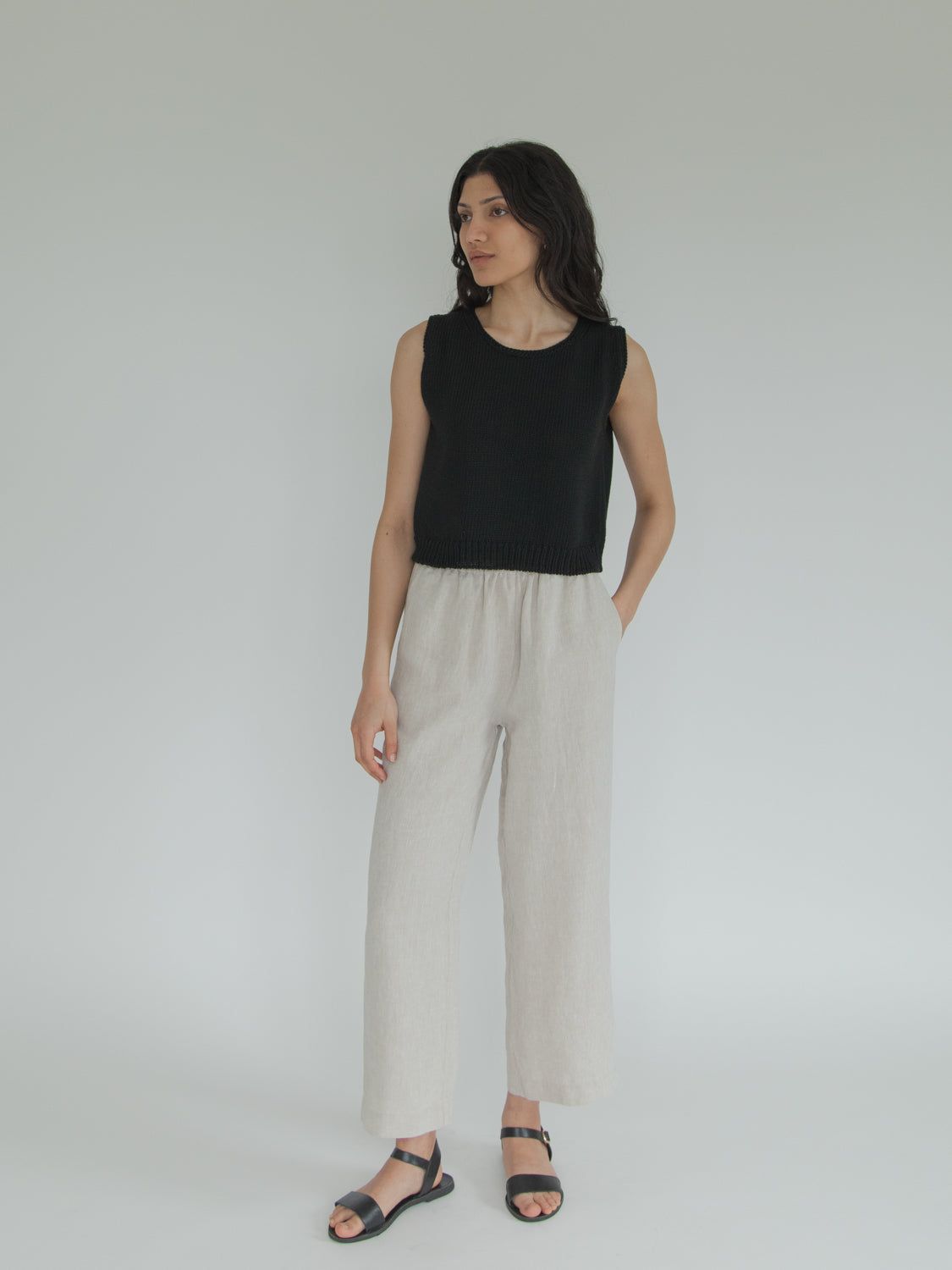 Briar Knit Top in Noir