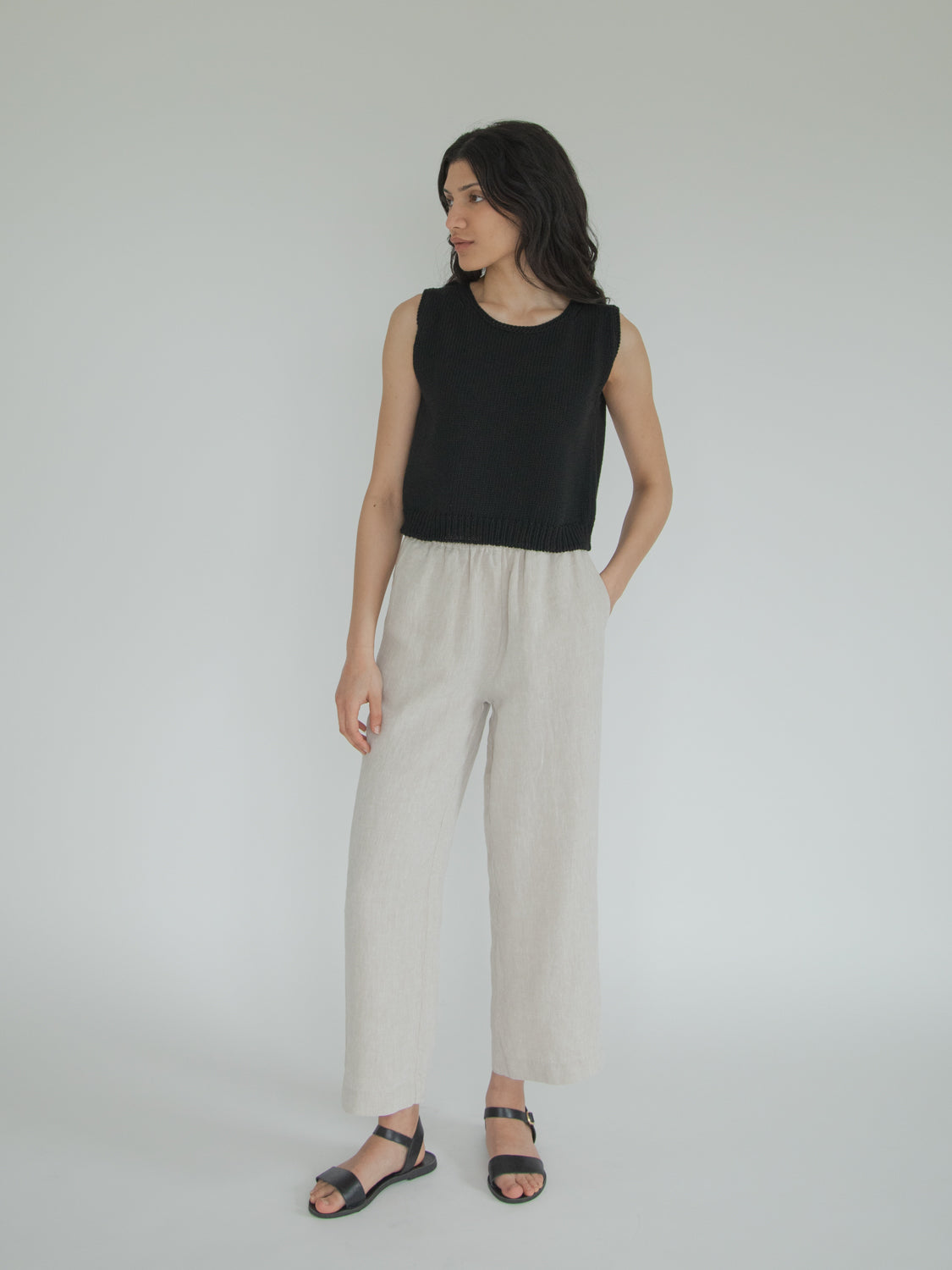 Briar Knit Top in Noir