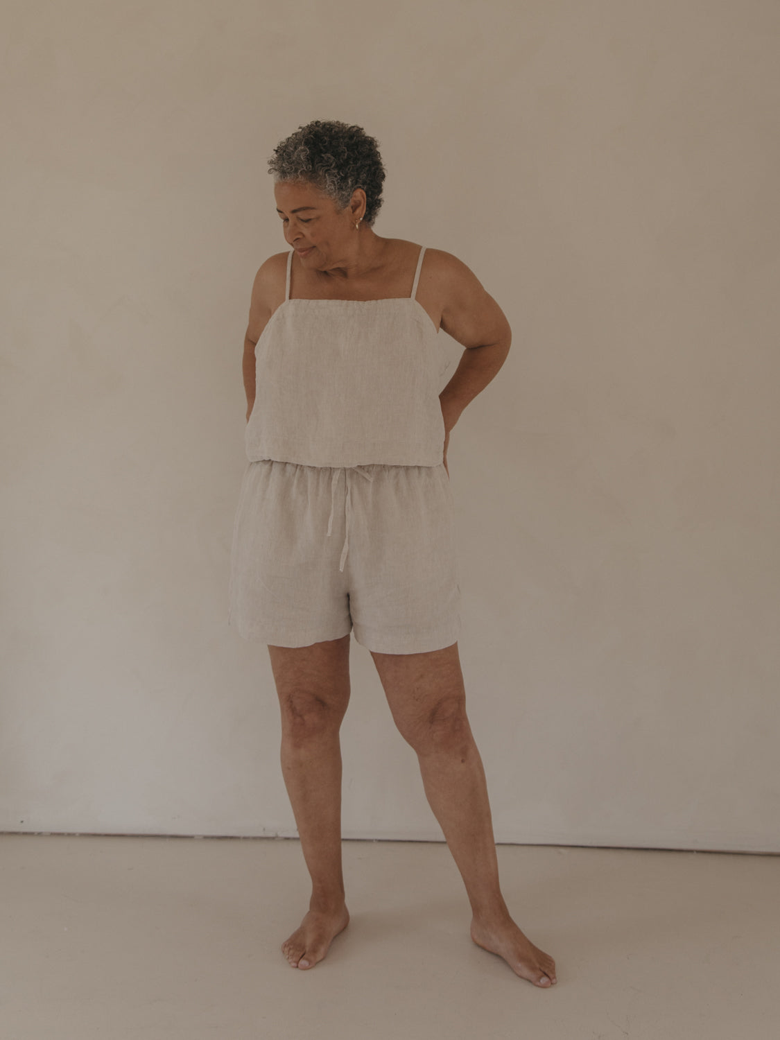 Pia Top in Oatmeal