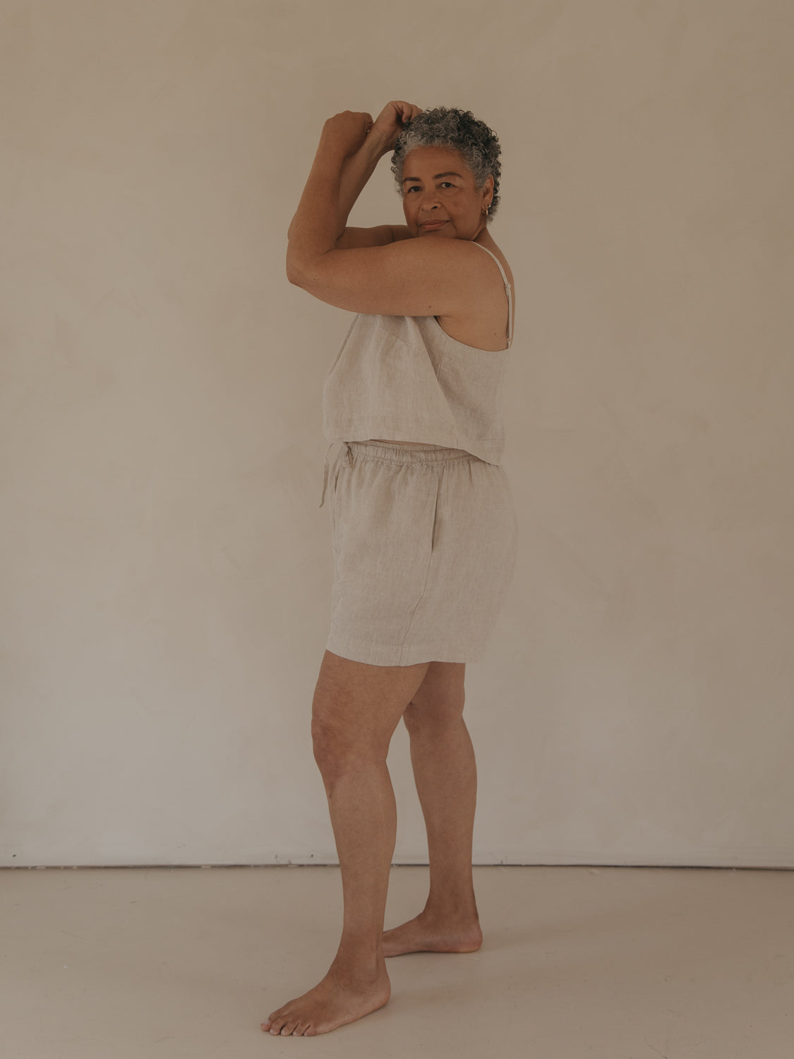 Pia Top in Oatmeal