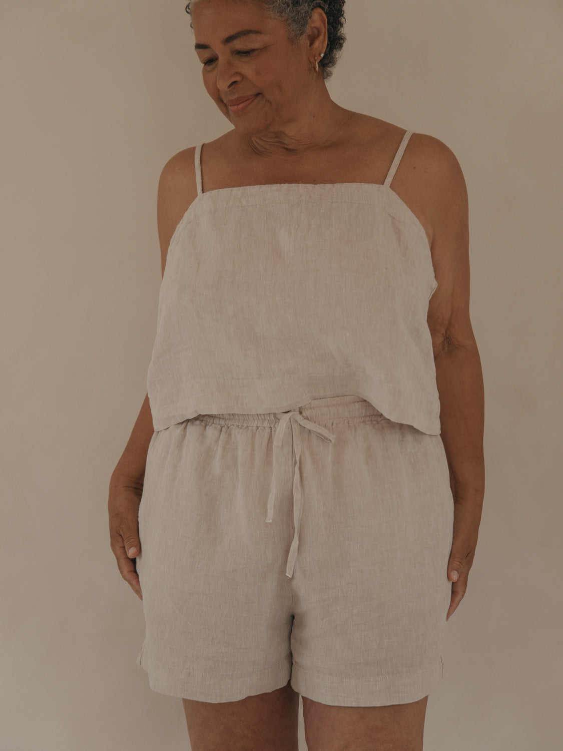 June Short in Oatmeal