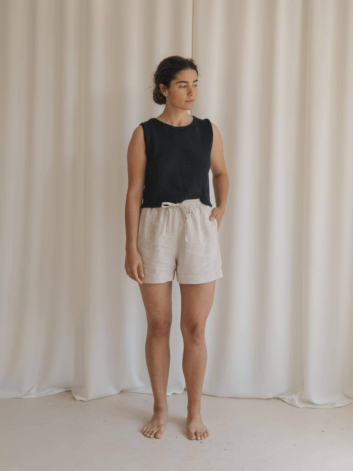 June Short in Oatmeal