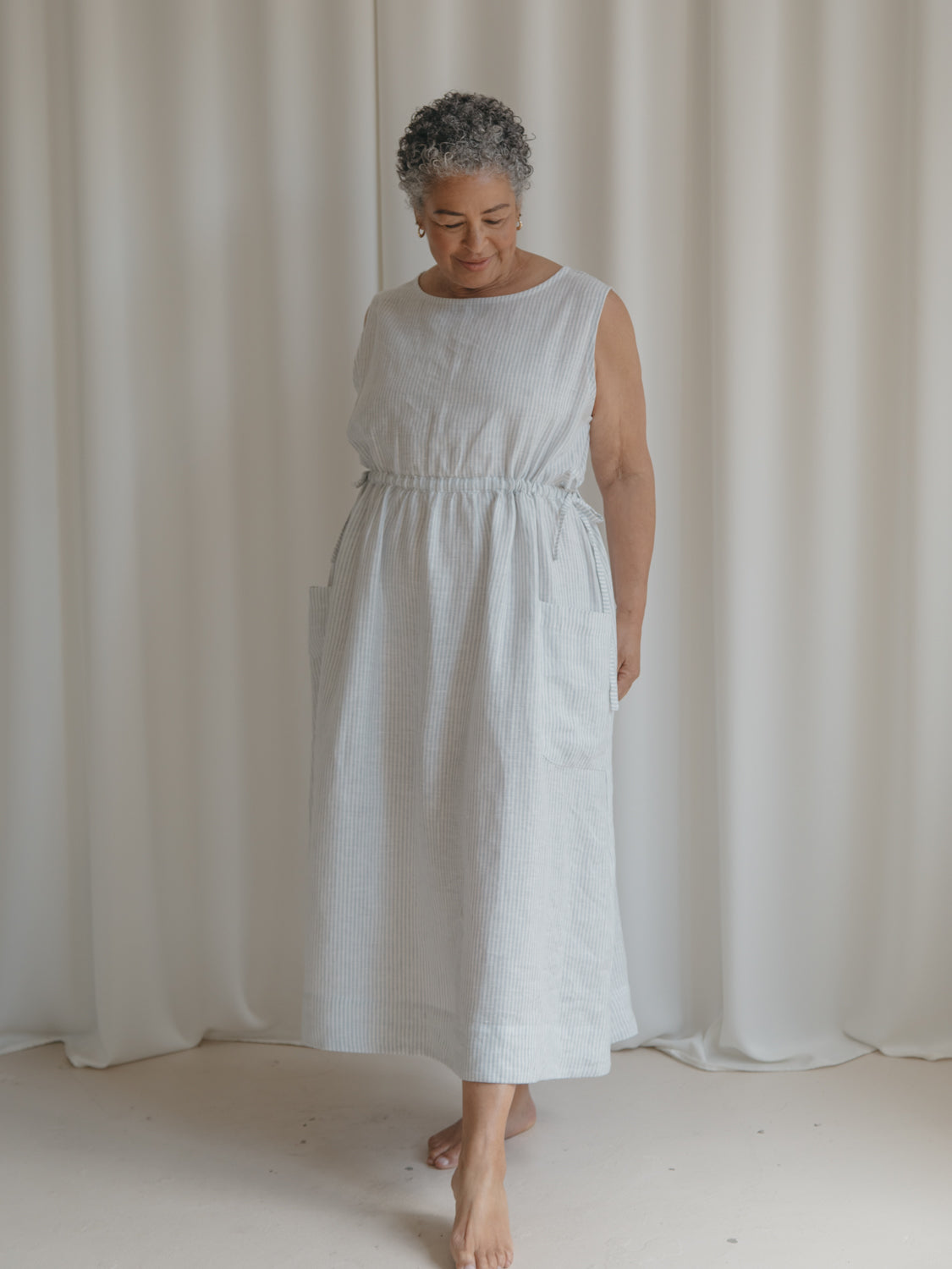 Finley Dress in French Stripe
