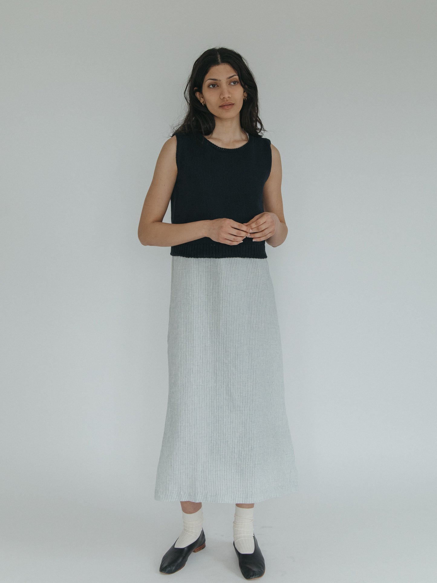 Briar Knit Top in Navy