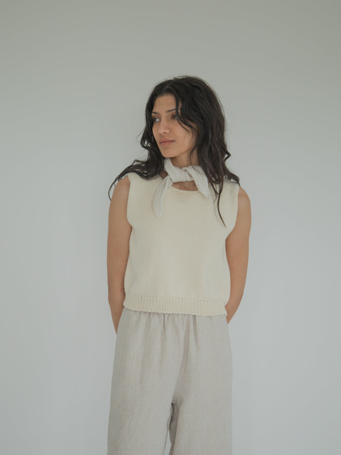Briar Knit Top in Ivory