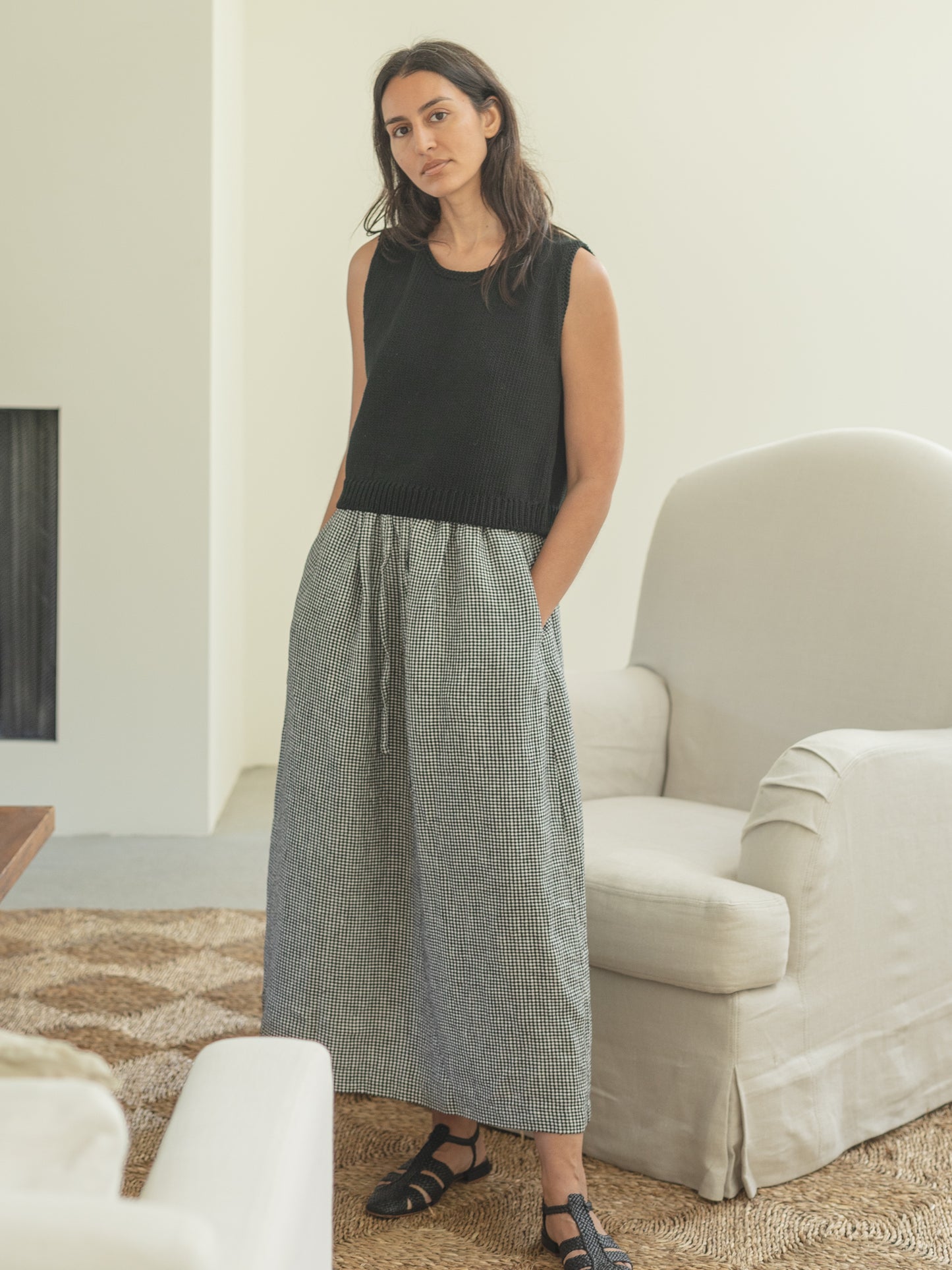 Briar Knit Top in Noir