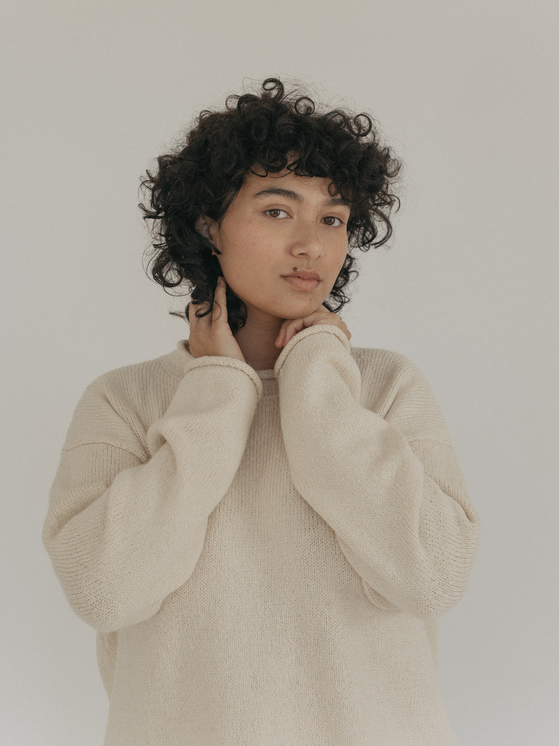 Finch Pullover in Milk