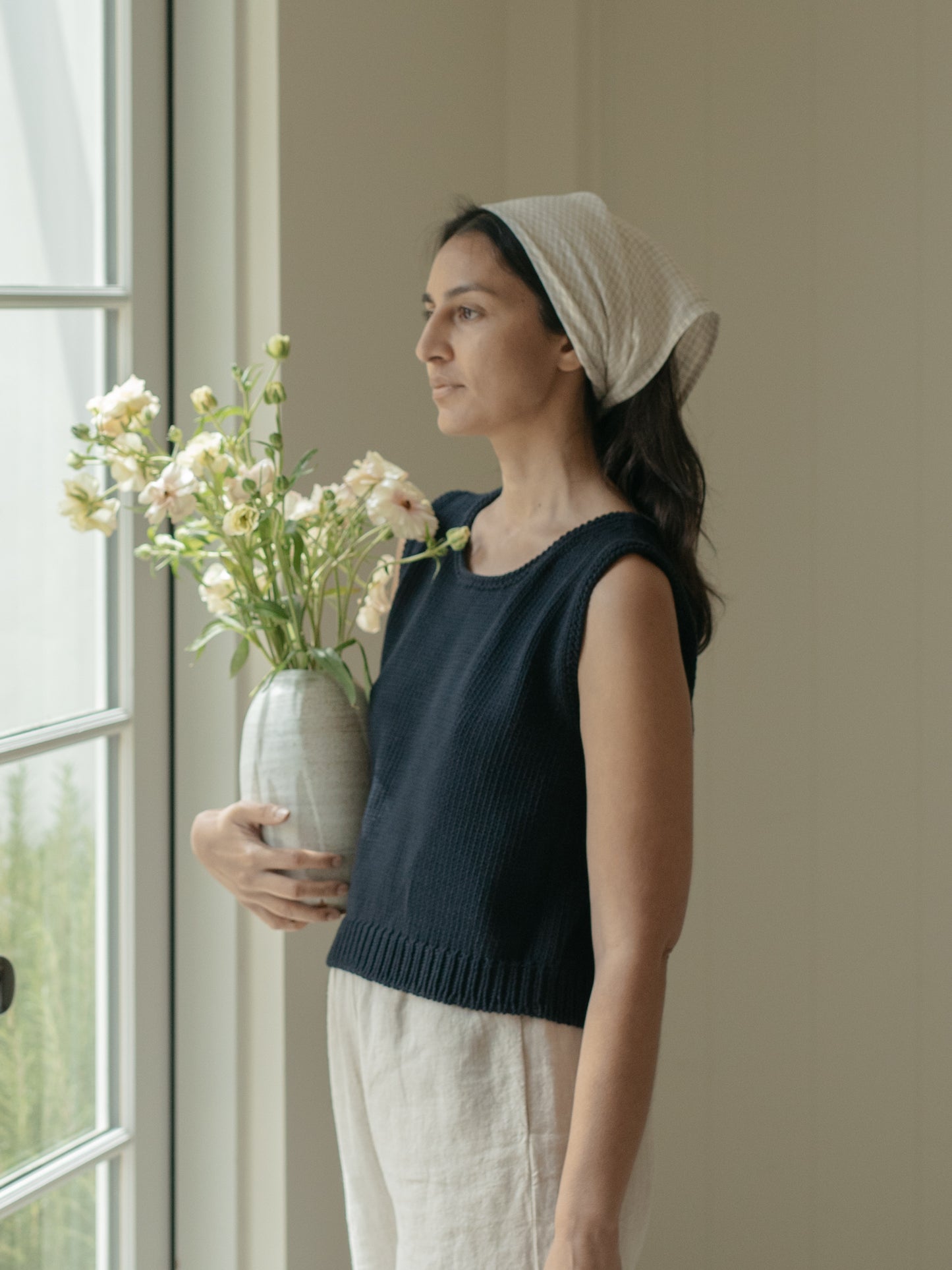 Briar Knit Top in Navy