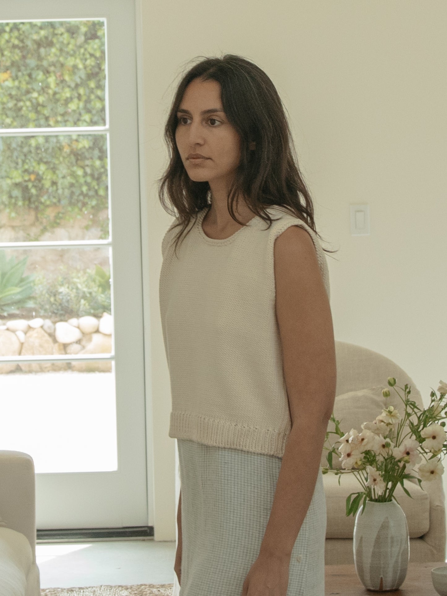 Briar Knit Top in Ivory