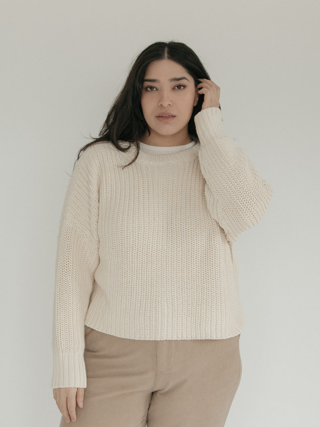 Parker Pullover in Ivory