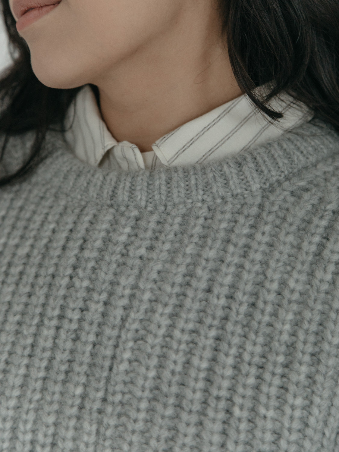 Parker Pullover in Stone