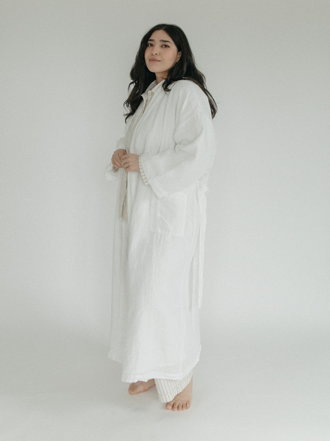 Winnie Robe in Salt