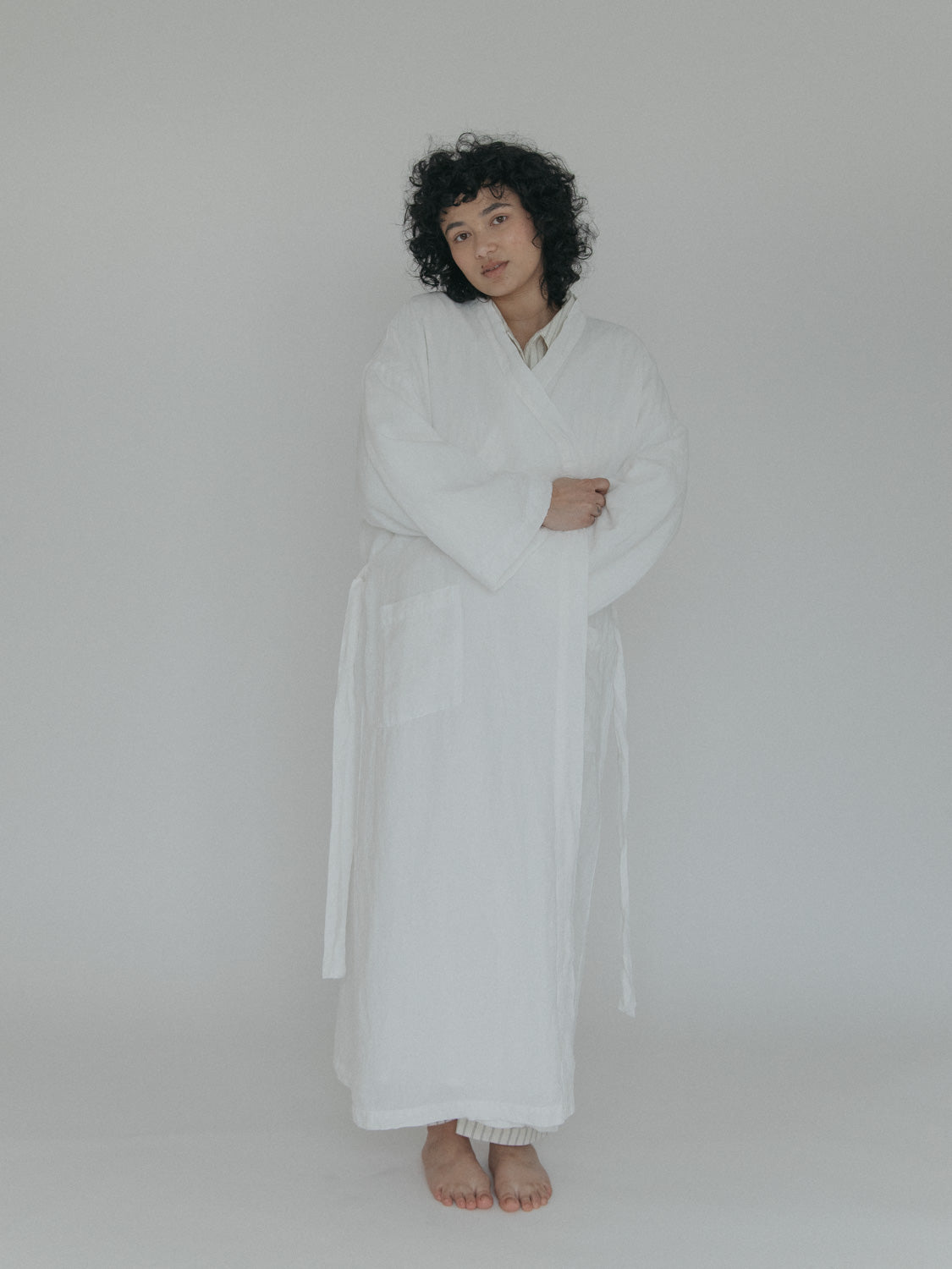 Winnie Robe in Salt