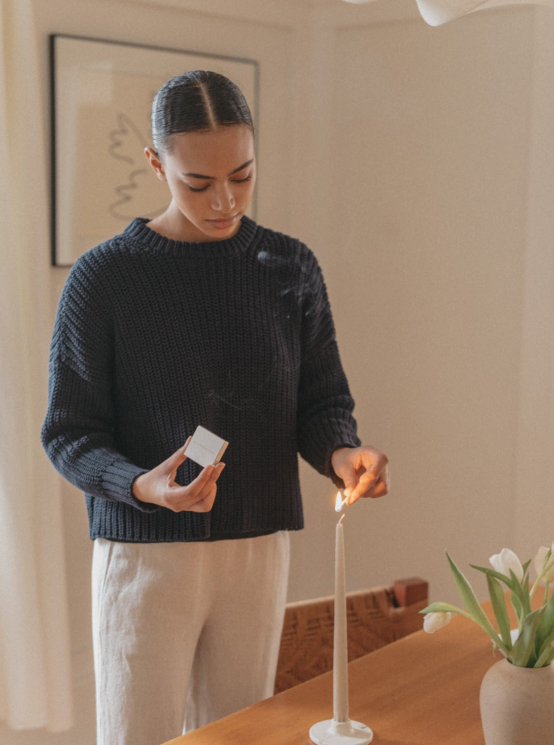 Parker Pullover in Navy