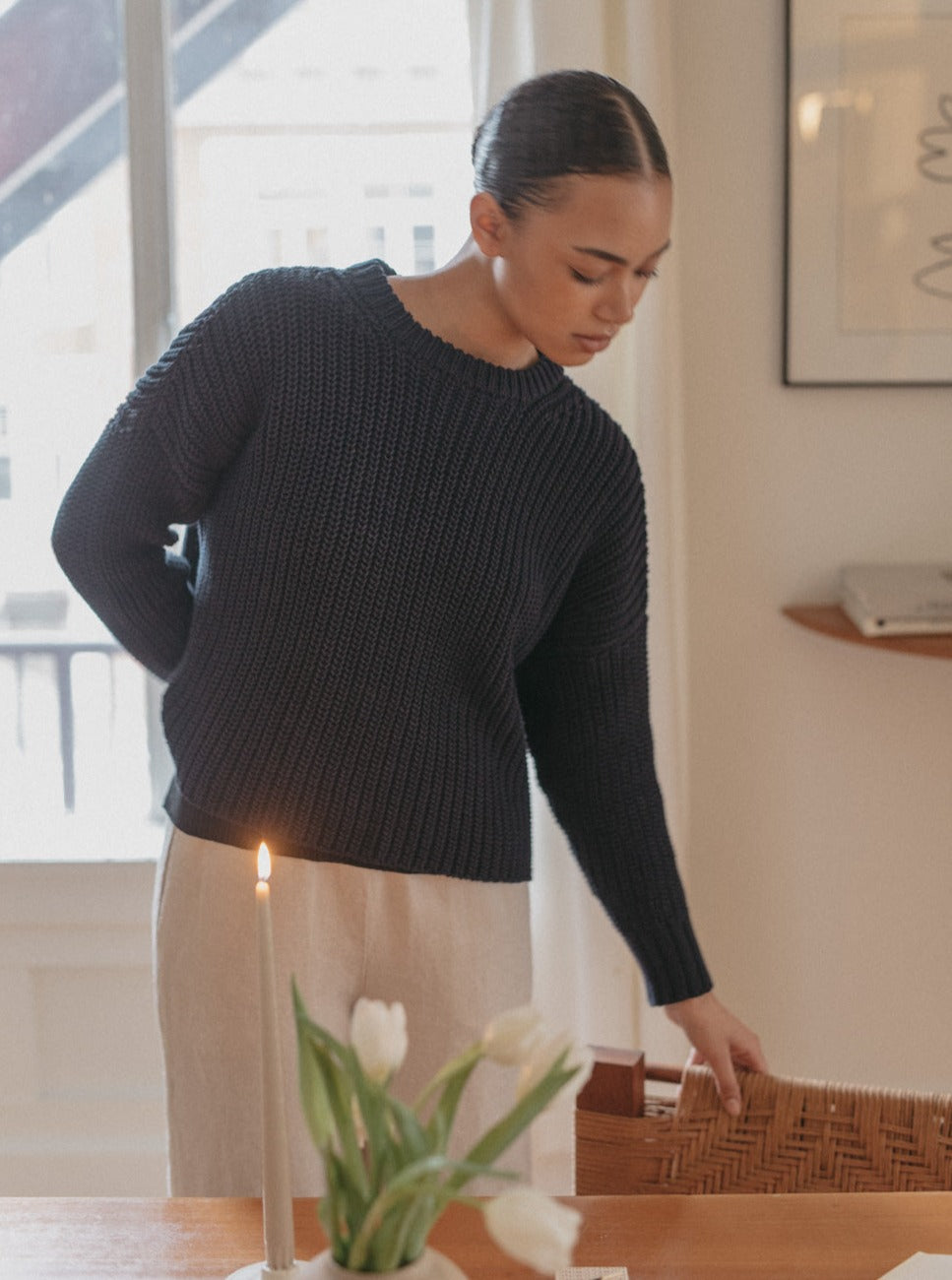 Parker Pullover in Navy
