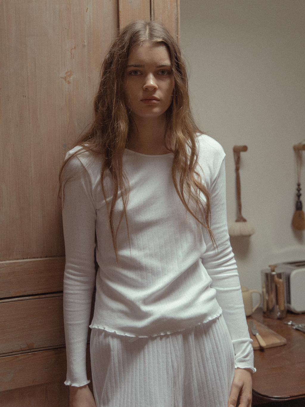 Calla Long Sleeve in Salt