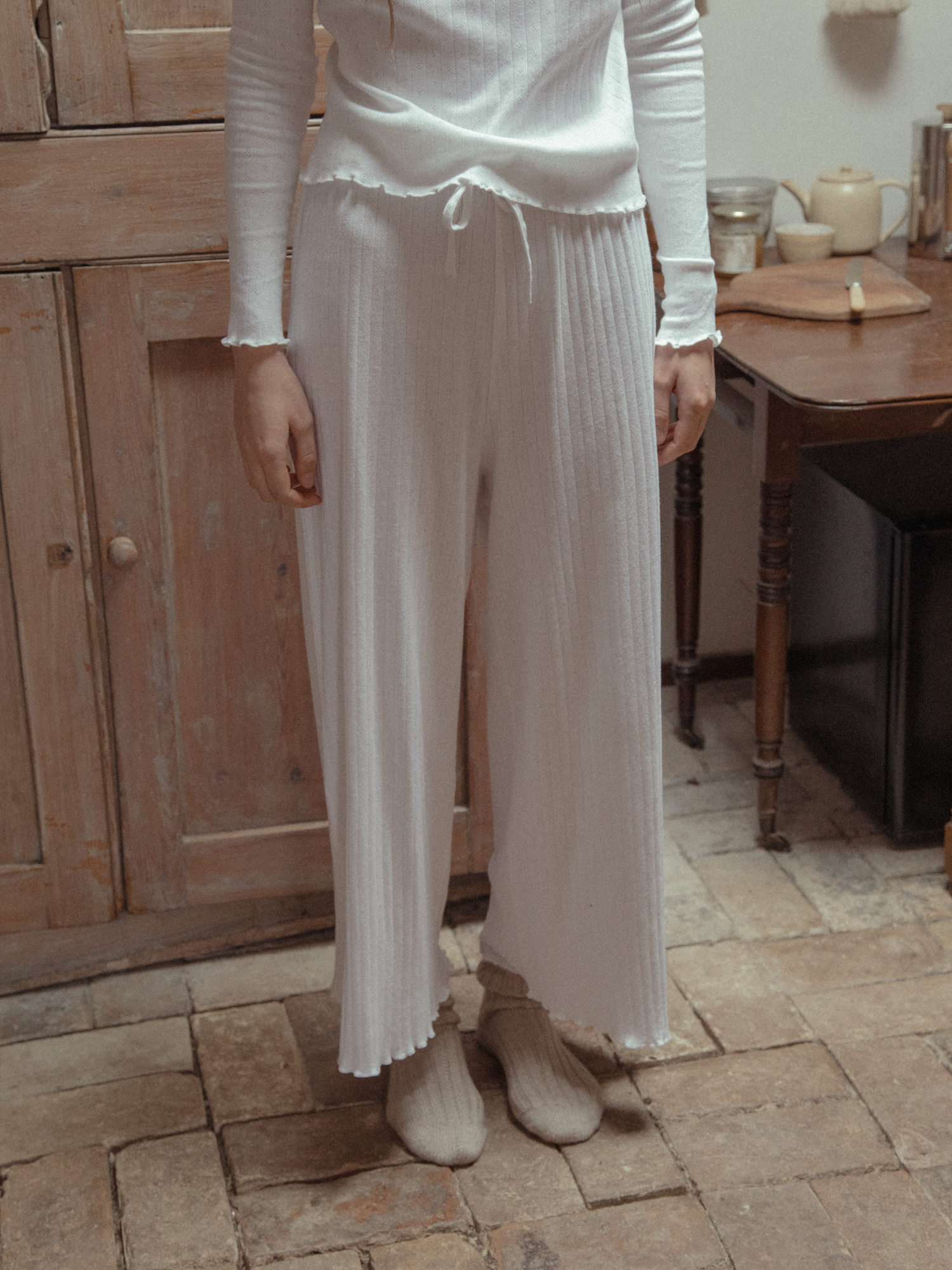 Calla Pant in Salt