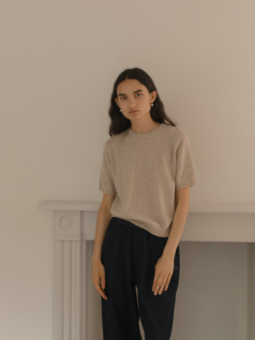 Lottie Knit Top Oatmeal