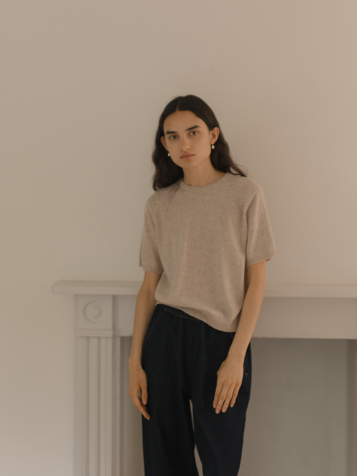 Lottie Knit Top Oatmeal