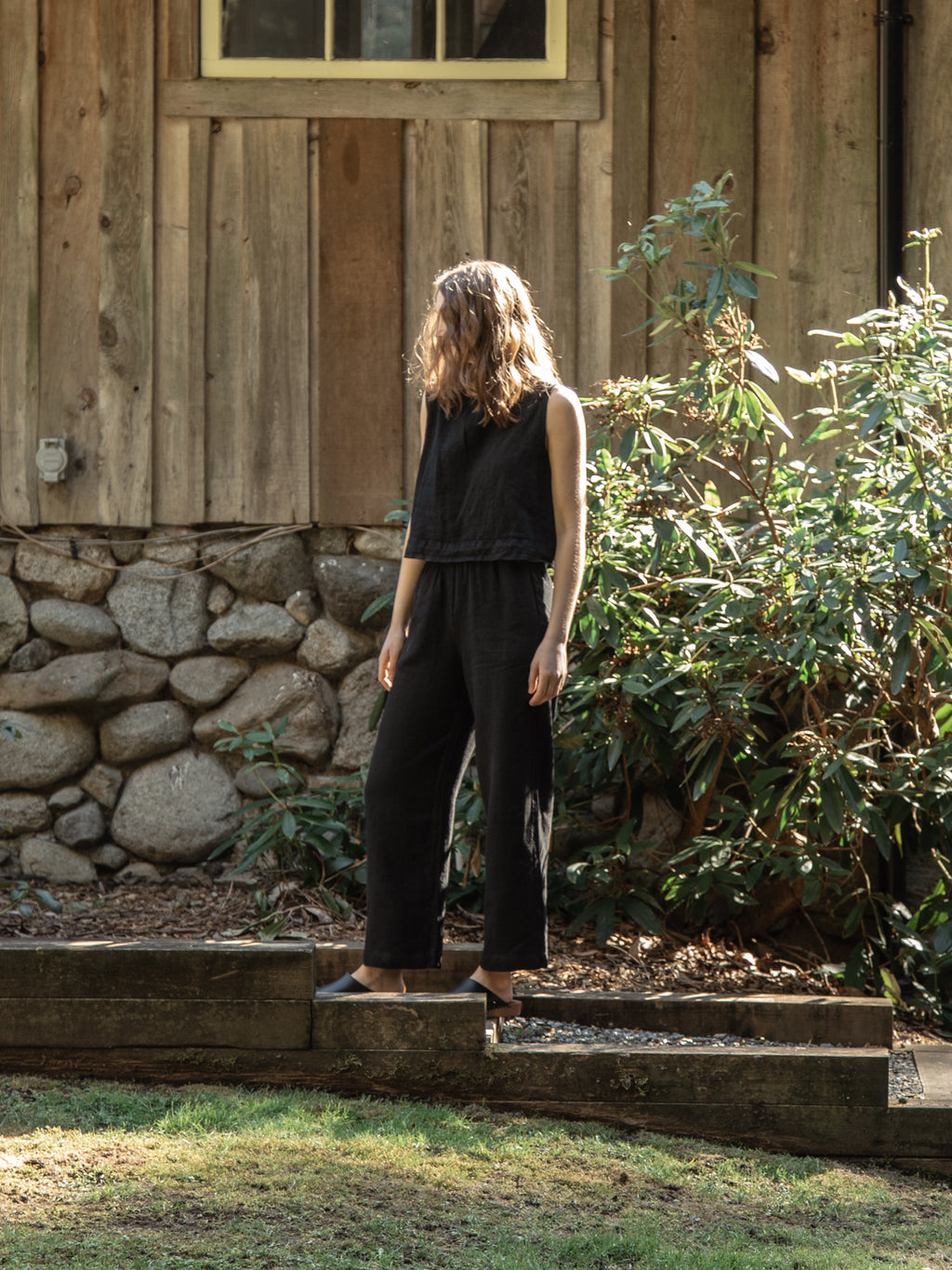 Finley Pants in Noir