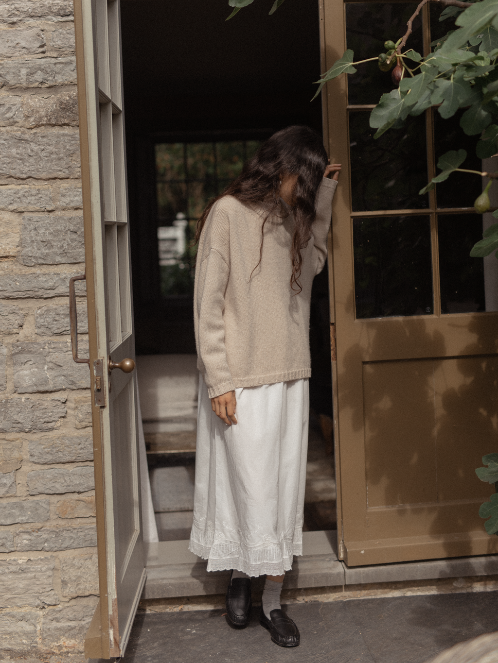 Ezra Pullover Oat Milk