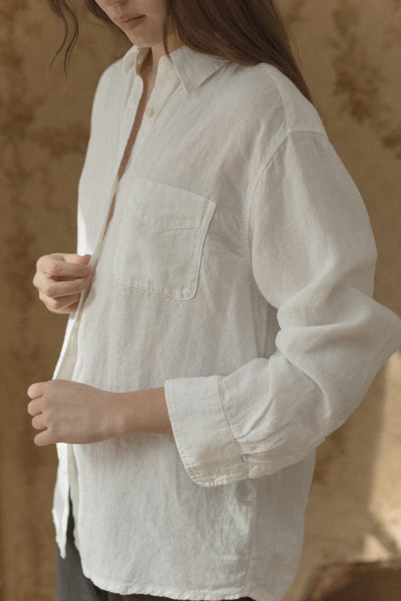 Britta Shirt Linen Salt