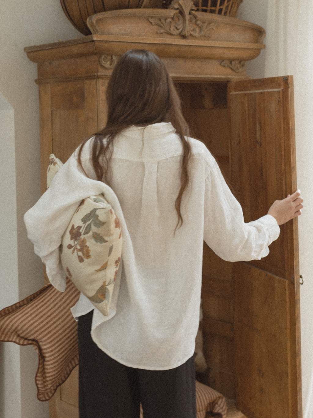 Britta Shirt Linen Salt