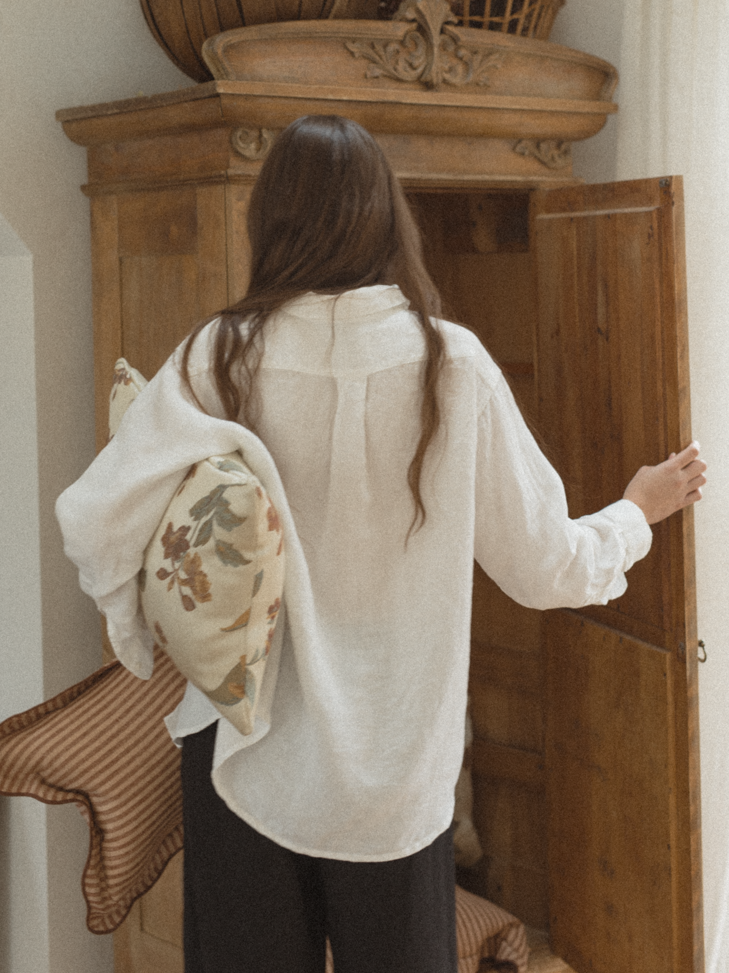 Britta Shirt Linen Salt