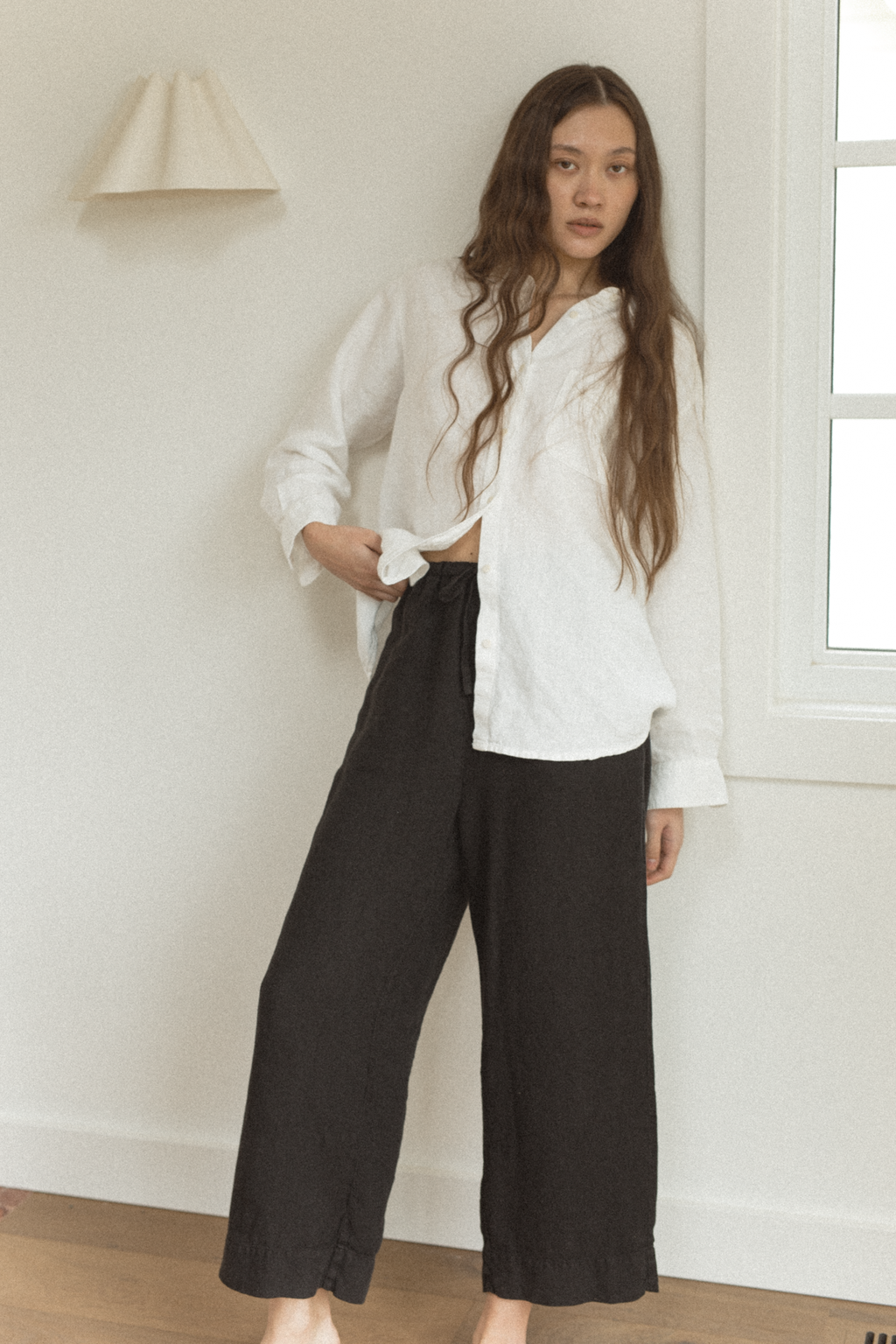 Britta Shirt Linen Salt