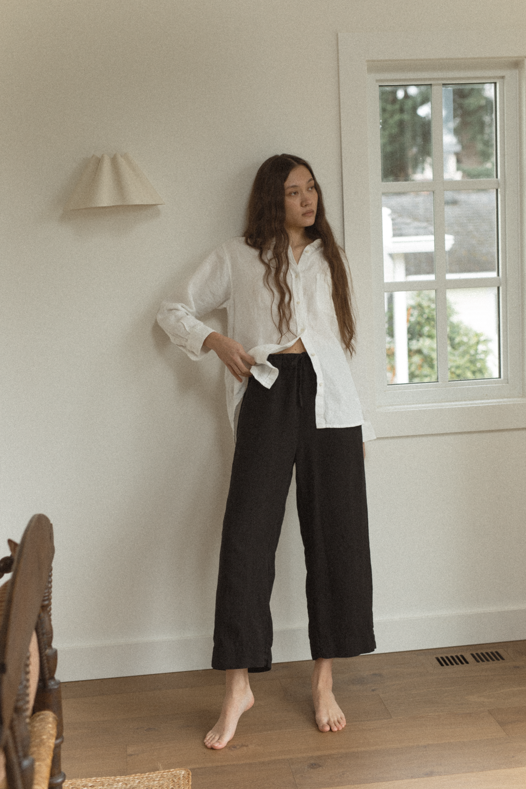 Britta Shirt Linen Salt