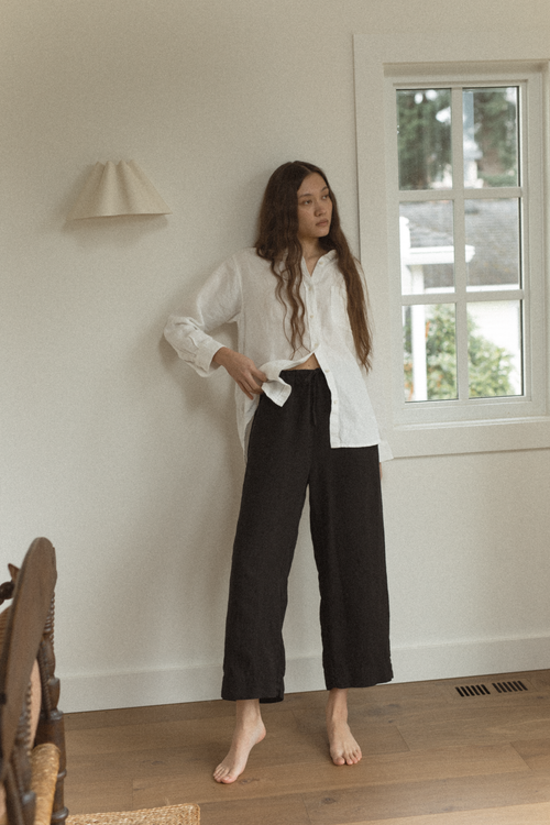 Olive Pant Noir – Gillian Stevens