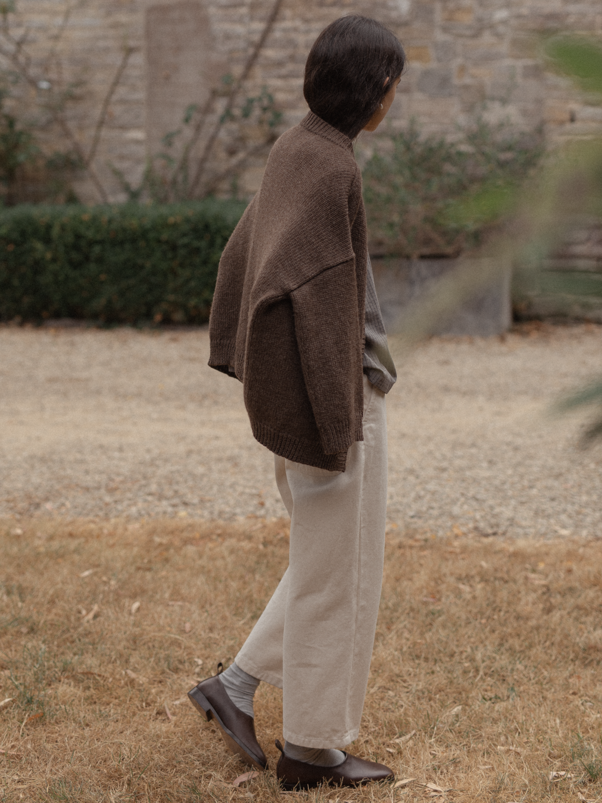 Llewyn Cardigan Dark Chocolate