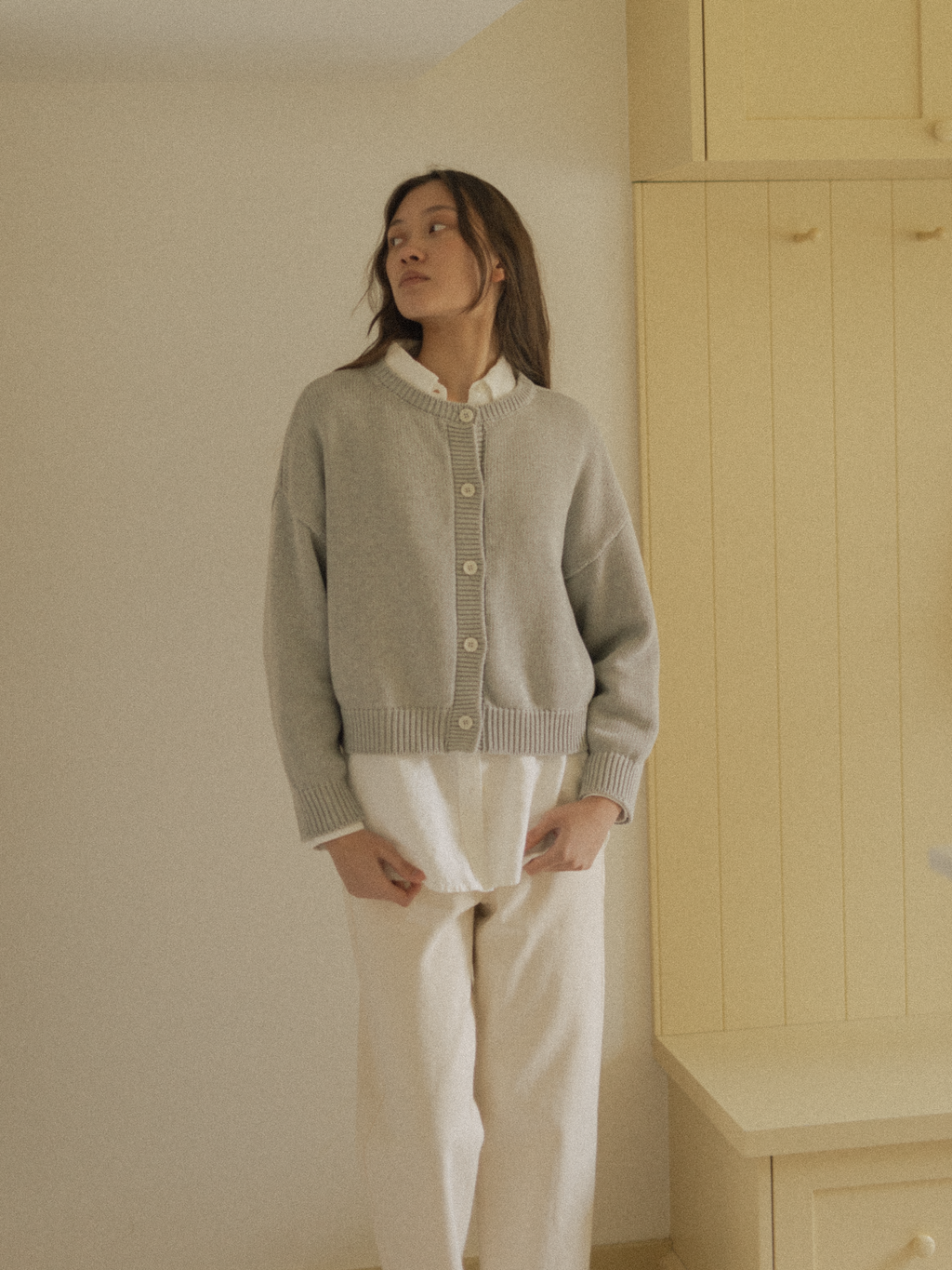 Willow Cardigan Pebble