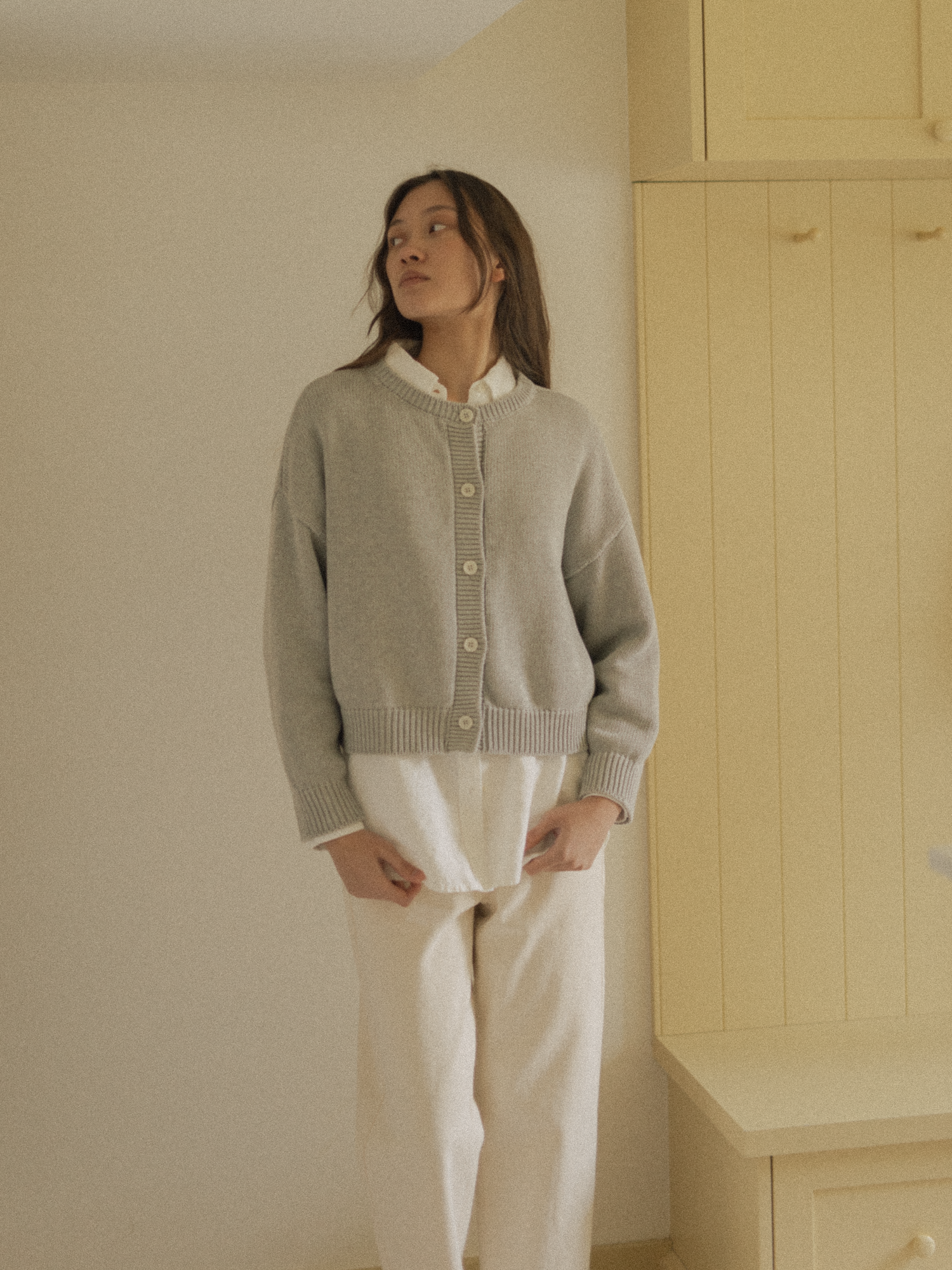 Willow Cardigan Pebble